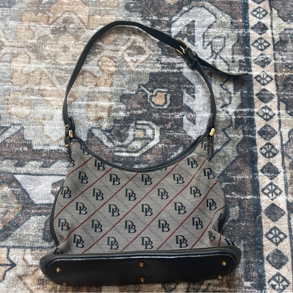 Dooney & Bourke Vintage Quilted Logo Shoulder Bag Vintage - Picture 3 of 6